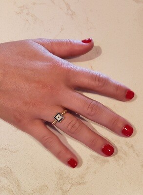 Zirconia Evil Eye Ring