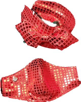Christmas Hairband with Big Bow matching combination