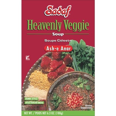 Sadaf Heavenly Veggie Soup with Pomegranate | Aash-e Anar 6.3 oz.