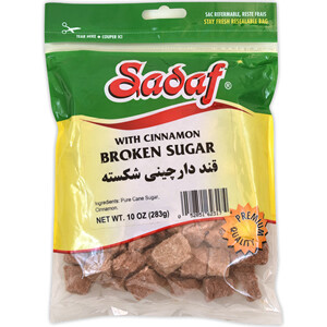 Sadaf Broken Sugar with Cinnamon 10 oz.