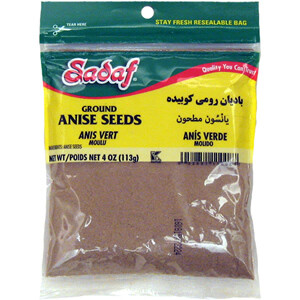 Sadaf Anise Seeds Ground 4 oz. Sadaf Anise Seeds Ground 4 oz.