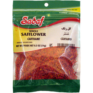 Sadaf Safflower Whole 0.5 oz.
