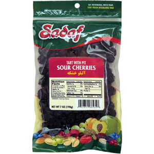 Sadaf Sour Cherries - Tart with Pit 7 oz. Sadaf Sour Cherries - Tart with Pit 7 oz.