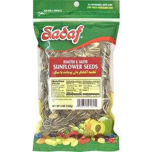 Sadaf Sunflower Seeds Roasted & Salted 4 oz.