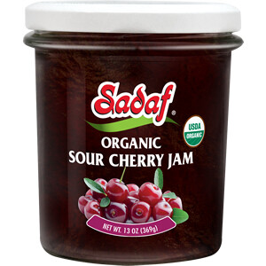Sadaf Organic Sour Cherry Jam 13 oz.