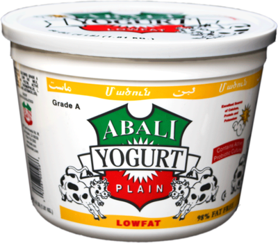 Abali Plain Lowfat Yogurt 64 oz