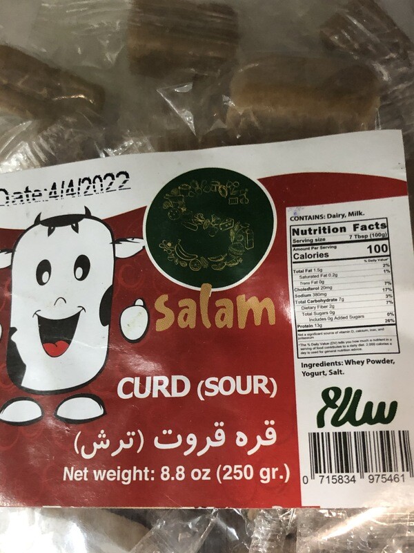 Salam Ghareghrout Toffee  (Sour) 8.8 Ounces