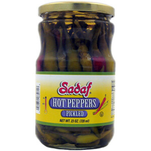 Sadaf Hot Peppers Pickled 23 oz.