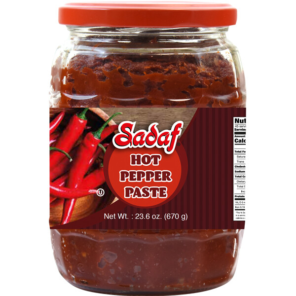 Sadaf Hot Pepper Paste 23.6 oz.