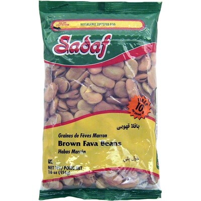 Sadaf Brown Fava Beans 16 oz.