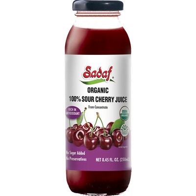 Sadaf Organic Sour Cherry Juice 8.45 oz.