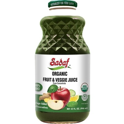 Sadaf Organic Fruit and Veggie Juice 32 oz.