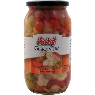 Sadaf Giardiniera Imported 32 oz. Sadaf Giardiniera Imported 32 oz.
