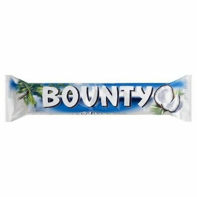 Bounty Candy Bar, Milk Chocolate, Coconut
