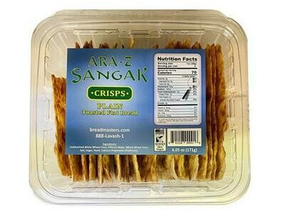 Sangak Plain Toasted Flat Cracker Crisp Araz