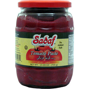 Sadaf Tomato Paste No Salt 700 g Sadaf Tomato Paste No Salt 700 g