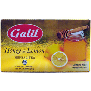 Galil Honey & Lemon Herbal Tea - (Enveloped) 20 Tea Bags