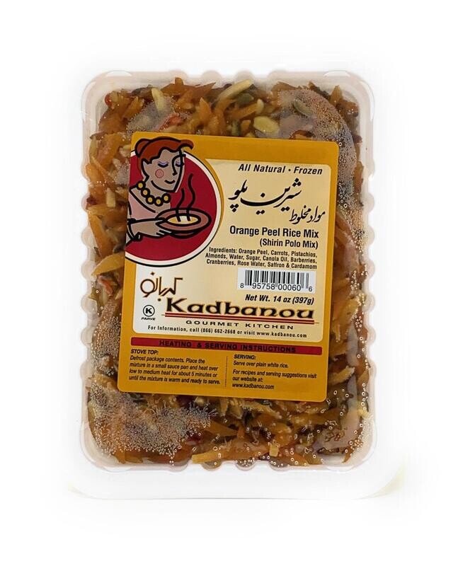 Kadbanou Orange Peel Rice Mix( Shirin Polo Mix) 397g)