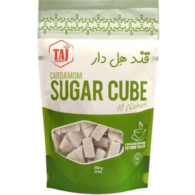 TAJ Sugar Cubes with Cardamom - All Natural 9 oz
