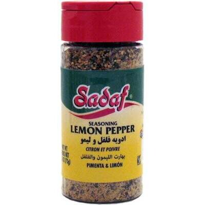 Sadaf Lemon Pepper Seasoning 2.6 oz. Sadaf Lemon Pepper Seasoning 2.6 oz.