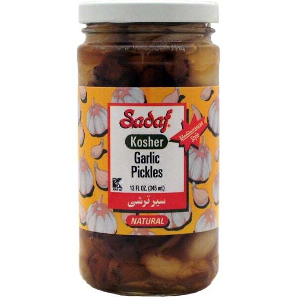 Sadaf Pickled Garlic | Seer Torshi - 12 oz.