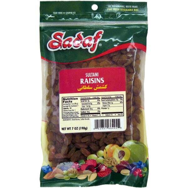 Sadaf Raisins Sultani 7 oz.