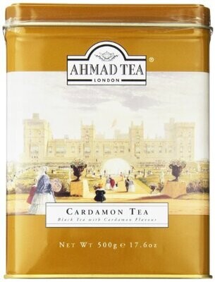 Ahmad Tea Earl Grey Cardamom Loose Tea, Ceylon Caddy, 17.6 Ounce