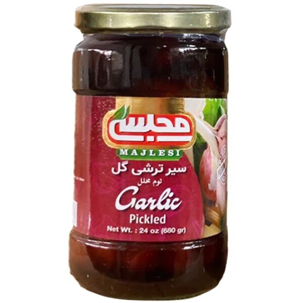 Majlesi Garlic Pickled | Torshi Garlic Whole 24 oz.