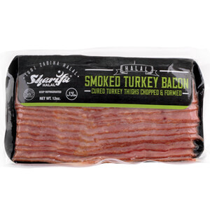 Sharifa Turkey Bacon Smoked 12 oz