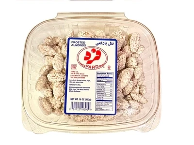 Frosted Almonds Fard (sugar Coated Almond)(Noghl) 16 oz