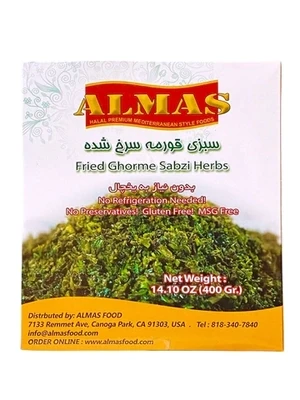 Fried Ghormeh Sabzi Herbs Almas (Shel-Life)