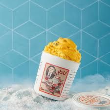 Gol Bol Bol Saffron Ice Cream with Pistachio 1/2 pint