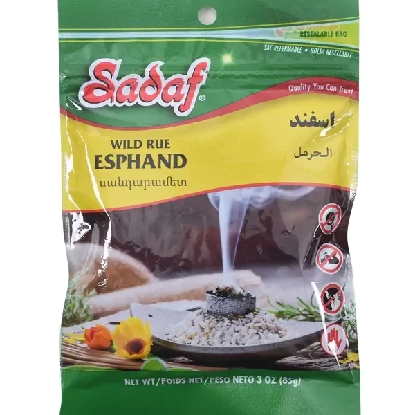 Sadaf Wild Rue Seeds - Esphand 3 oz.