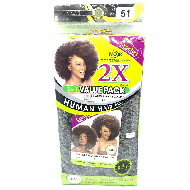Afro Kinky Bulk 24 Inch# 51
