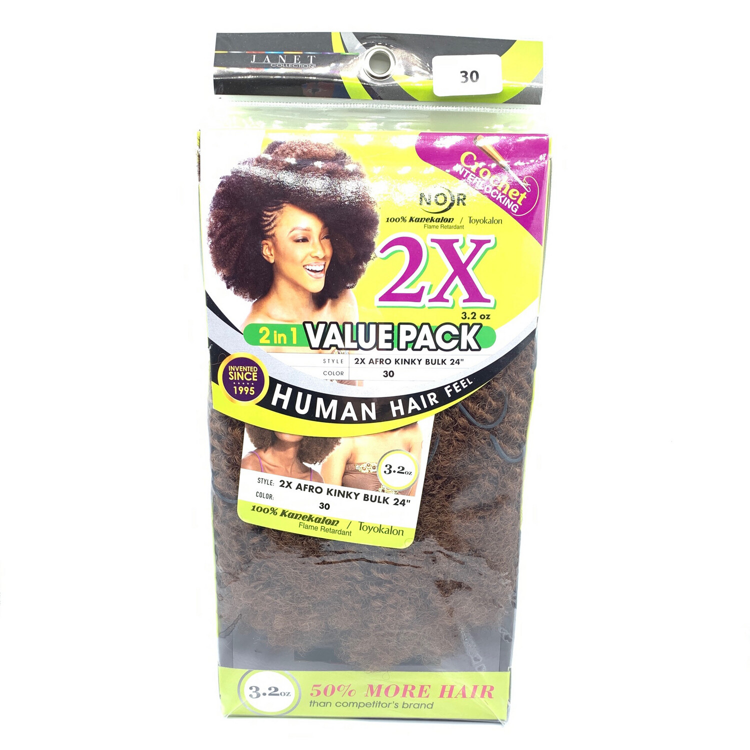 Janet Afro Kinky Bulk 24 Inch #30