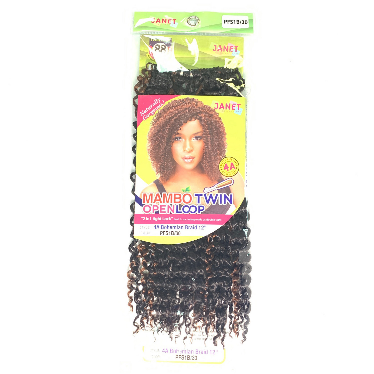 4A Bohemian Braid 12” PFS1B/30