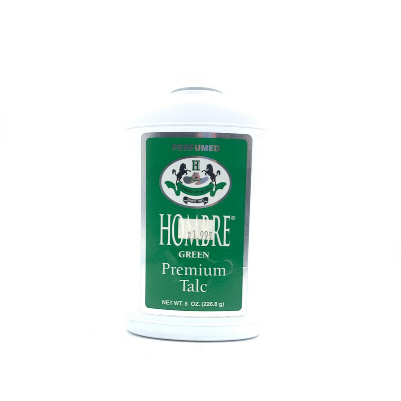 Hombre Green Premium Talc
