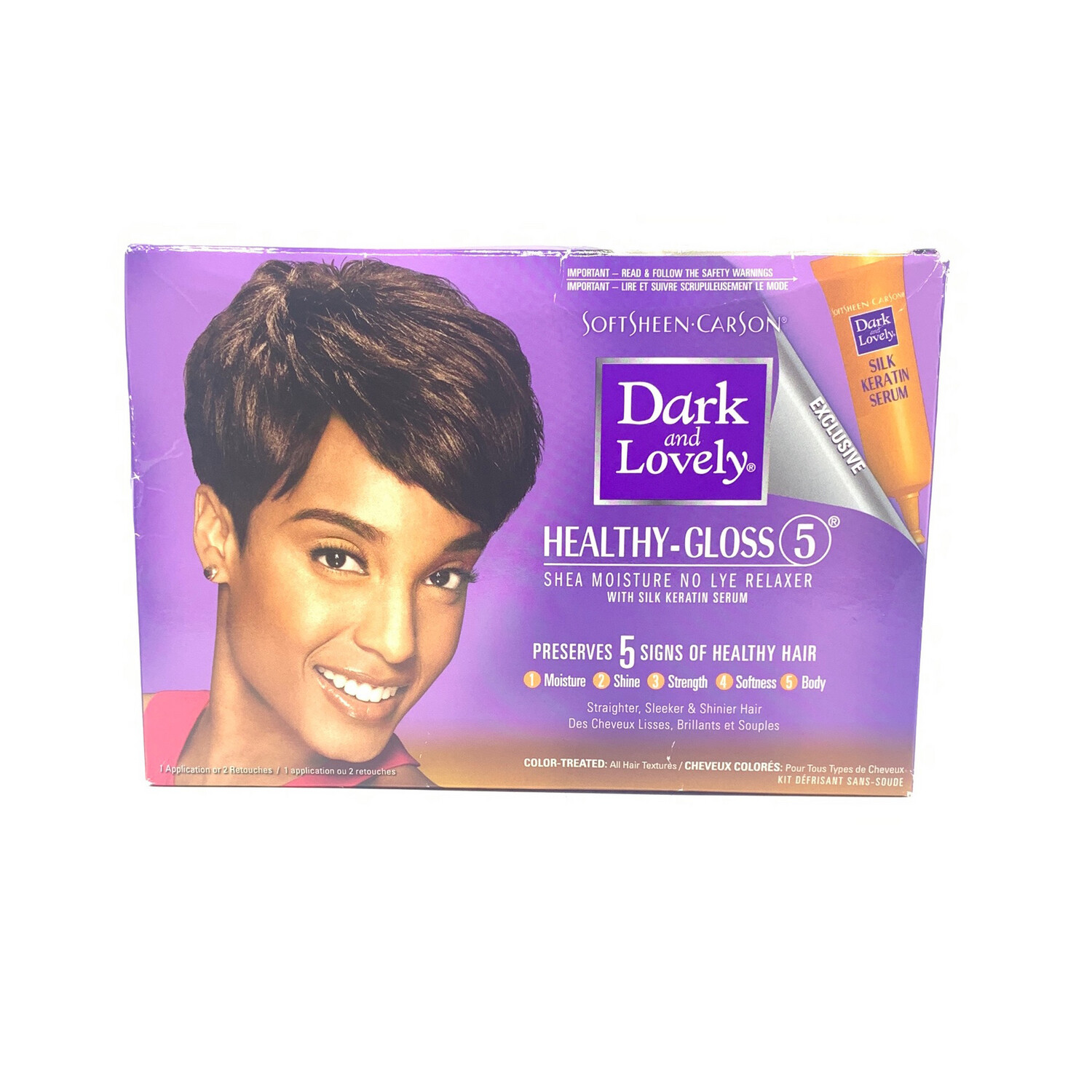 Dark and Lovely Shea Moisture No Lye Relaxer