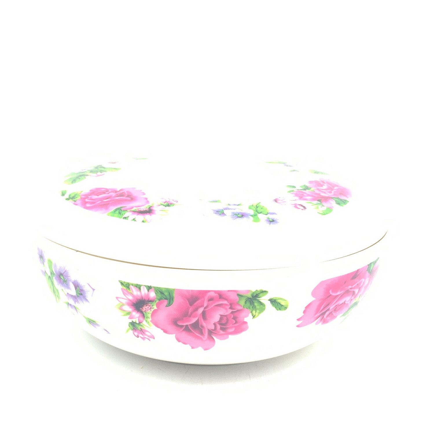 Flower  Lg Covered Dish