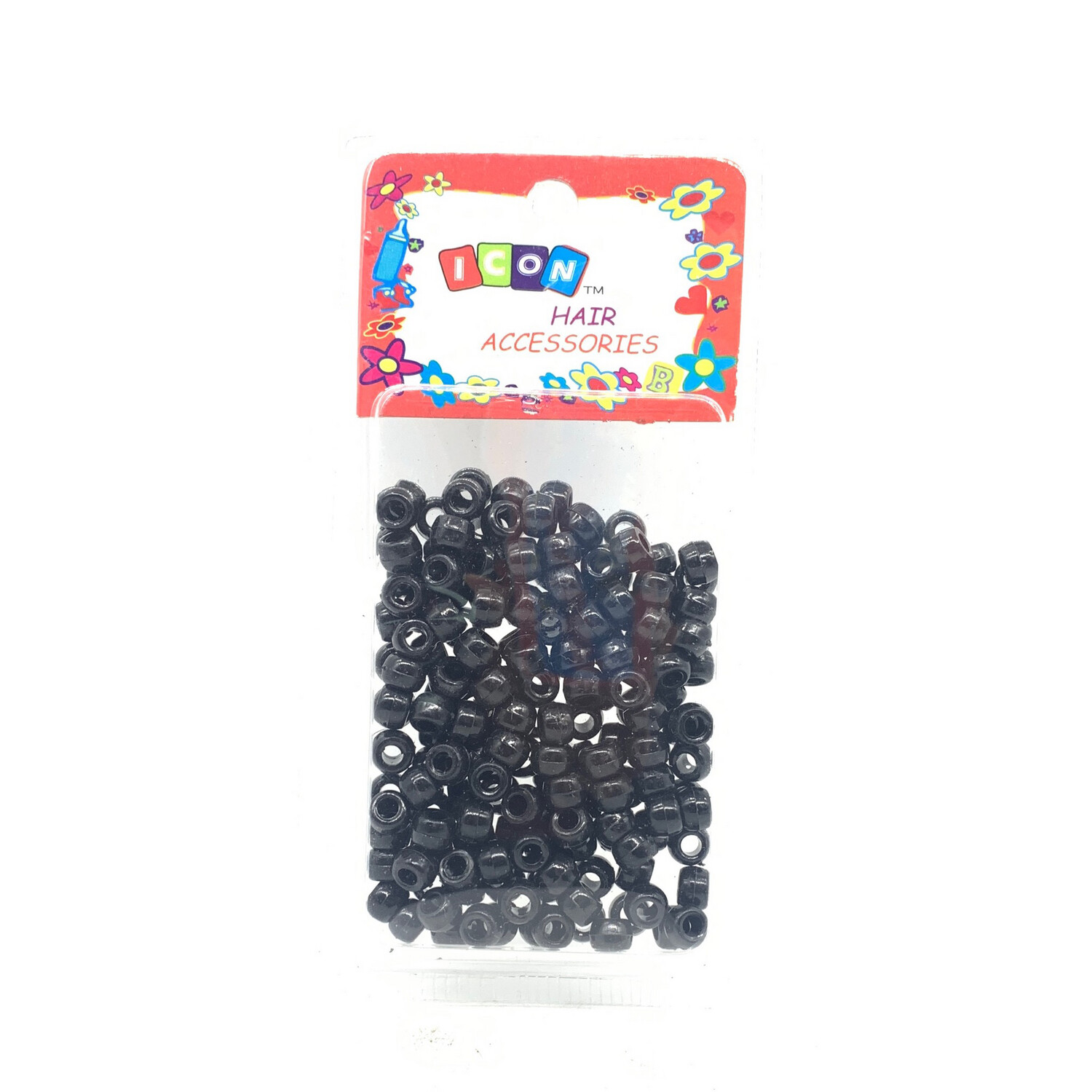 Icon Hair Accessories Black Beads
