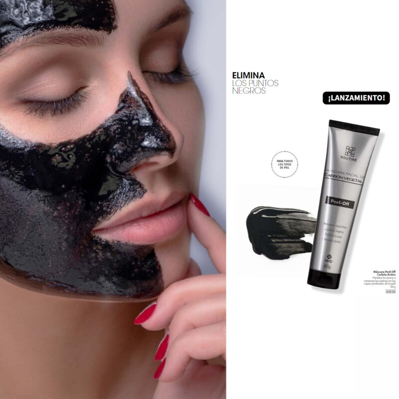 MASCARILLA DE CARBÓN VEGETAL PEEL OF