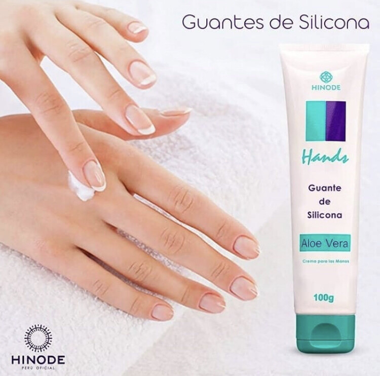 HANDS CREMA MANOS GUANTE SILICONA CON ALOE
