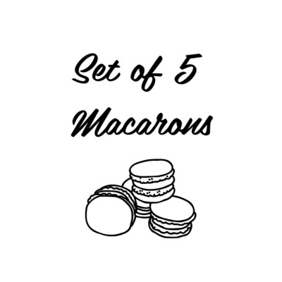 Set of 5 Macarons