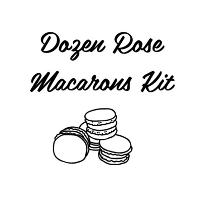 DIY Dozen Rose Macarons Kit