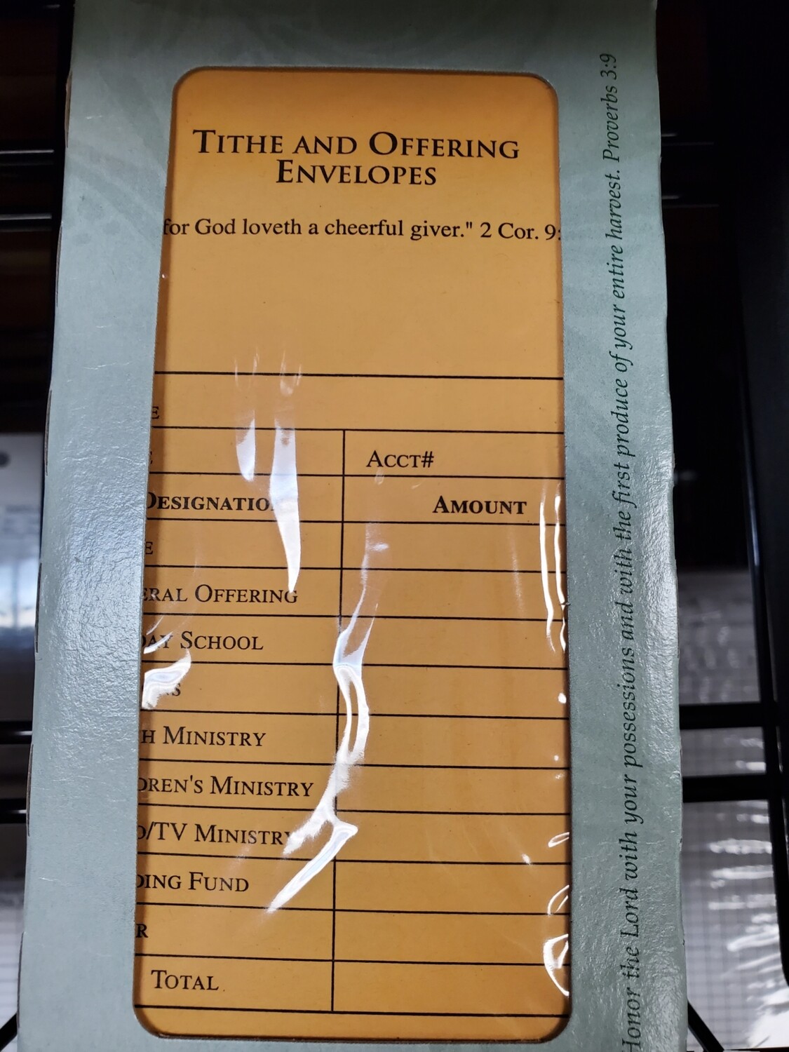 Church Tithe Envelopes