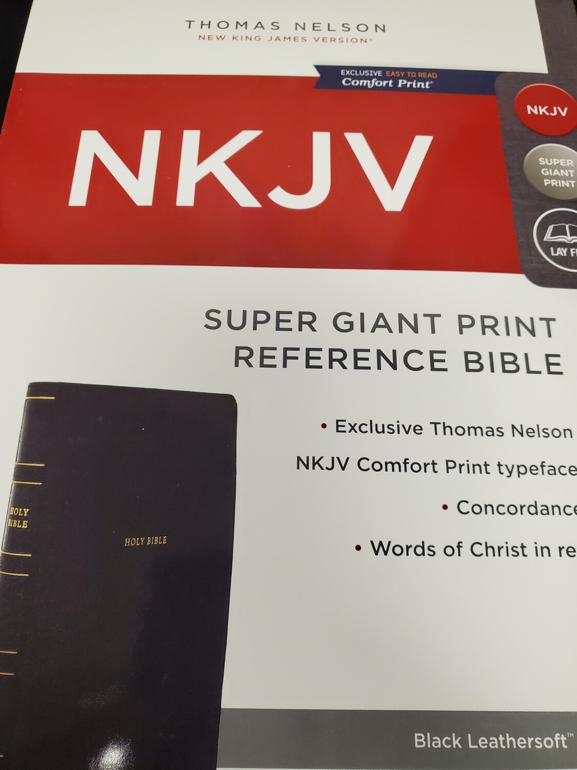 NKJV Super Giant Print Reference Bible
