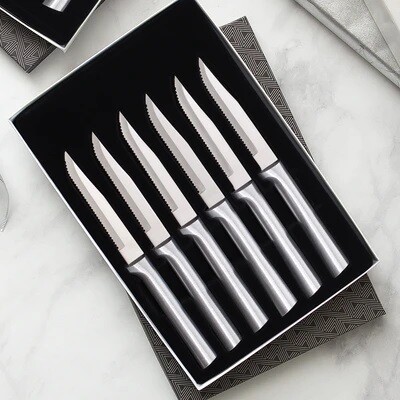 Rada Six-Serrated Steak Knives Gift Set