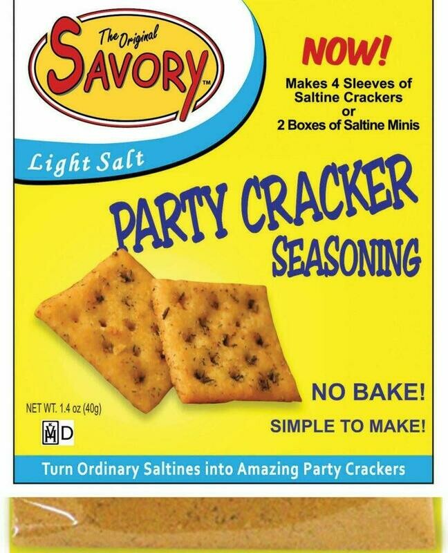 Savory Light Salt Party Cracker Seasoning