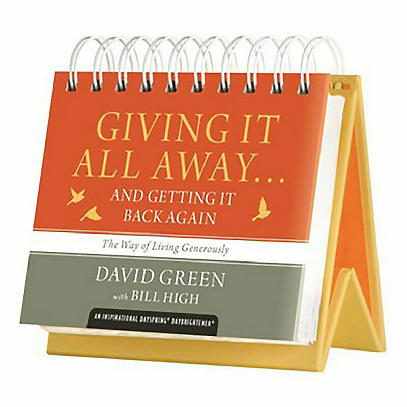 Giving It All Away Inspirational Calendar