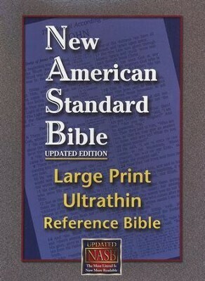 NASB Large Print Ultrathin Bible